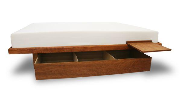 Floating Platform Bed w/ Storage