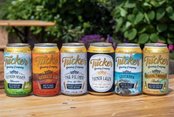 Tucker Brewing canned beer