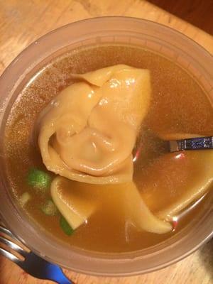 Wonton soup