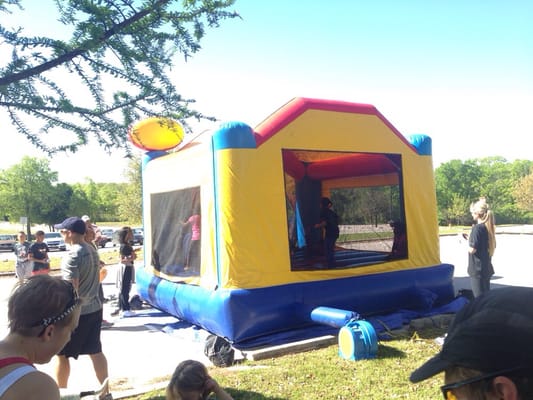 Bounce house. You know, for kids.