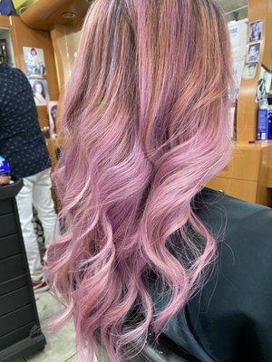 Color hair love this pink lavender