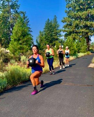 No parking lot training. Instead train on our training deck and outdoor areas