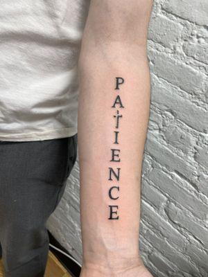 Lettering tattoos