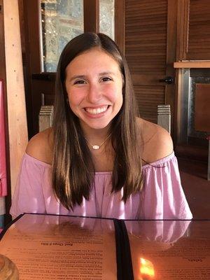 Braces off and "best birthday gift she could have" in her own words - April 20, 2018.