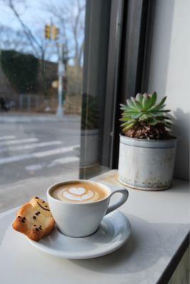 Flat white and financier