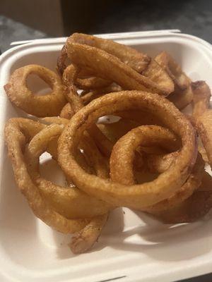 Hella good onion rings