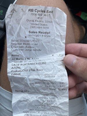 Receipt