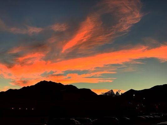 View from Roof Top at sunset