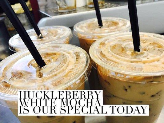 White Chocolate Huckleberry Mocha