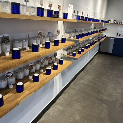 Large selection of different smells to choose from