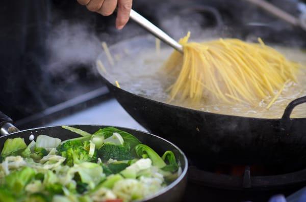 Veggies and Chow Mein