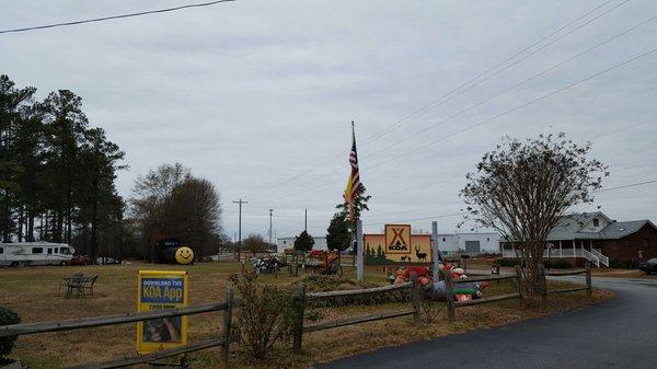 Front Entrance to the KOA