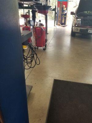 Shop repairs for vehicles