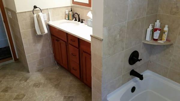 Bathroom remodel in Glastonbury, CT