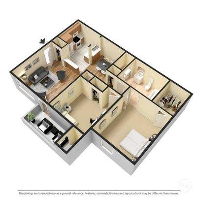 Two Bedroom - One Bath