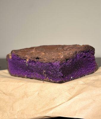 Ube Chocolate Brownie