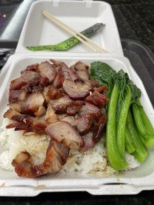 Bbq pork on rice