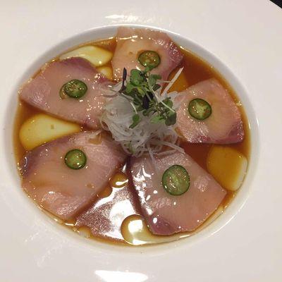 Yellow tail tiradito!