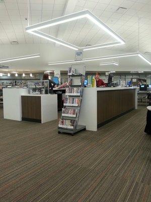 Check-in desk with very helpful employees.