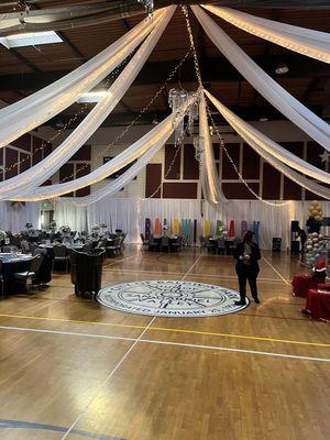 We now offer Pipe and Drape! Ask how we can transform your venue.