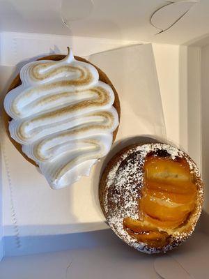 Lemon Tart with Merengue / Peach Tart