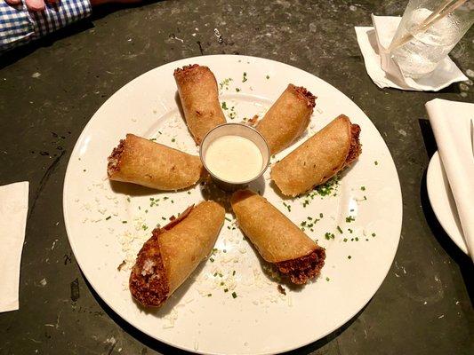 Potato Bacon Cheese Flautas