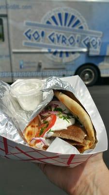 Lamb & Beef Gyro. Yum.