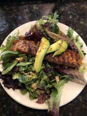 Blackened Salmon salad