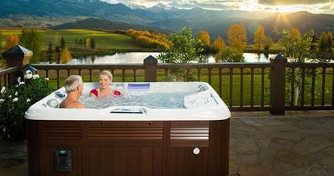 Imagine relaxing in your very own hot tub