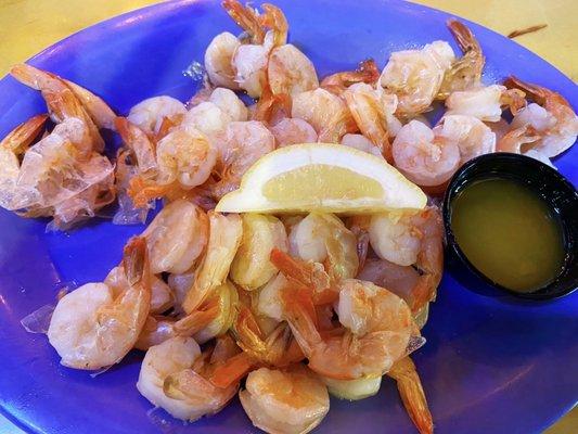 1 pound boiled shrimp $16+ Small and flavorless