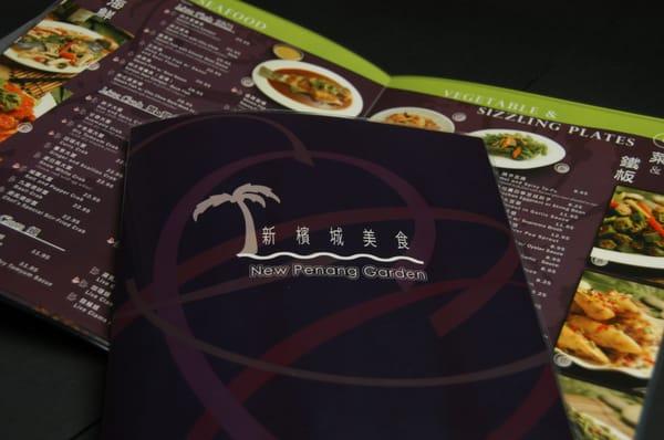 Menu Design - New Penang Garden