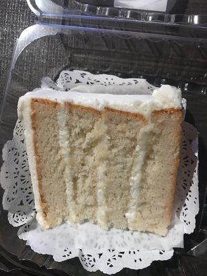 Almond Cake with Buttercream Frosting