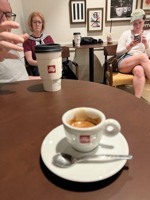 Illy coffees, all around