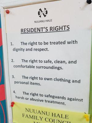 Resident's Rights