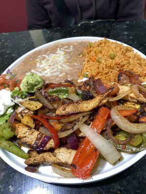 Chicken fajitas