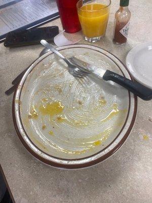 Clean plate club!