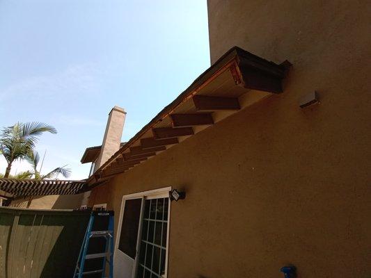 Fascia board replacement in Irvine, Ca