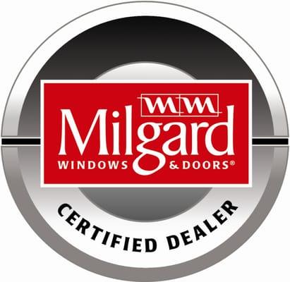 We are a Milgard Certified Dealer