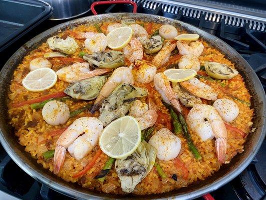 Citrus Seafood Paella