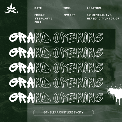 Join The Leaf Joint Dispensary at their official grand opening THIS Friday, February 2, 2024 at 2pm EST!