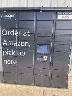 Now we have Amazon pick up at our store.  Easy access.