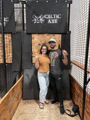 Axe throwing vibes