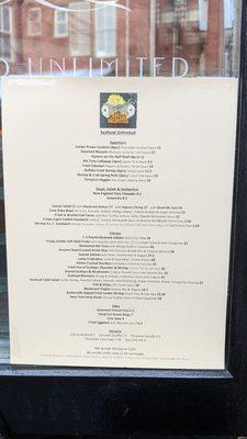 Menu photo 6/10/2022