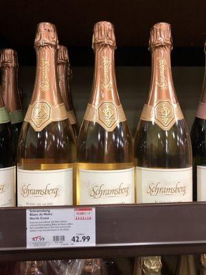 Shramsberg my favorite $42.99 delicious cheers