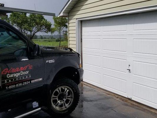 Hormann garage door installation in Easton PA.