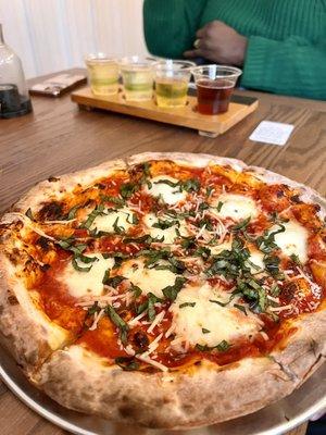 Margherita pizza