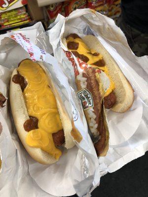 Chili cheese dogs X2!