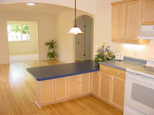 New Build- Kitchen with wheelchair access countertop.