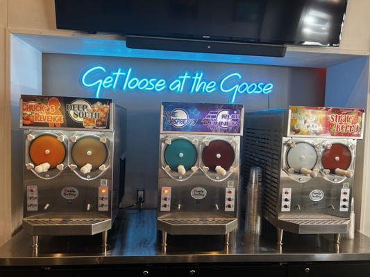 Get loose at the goose with our frosty frozen cocktails