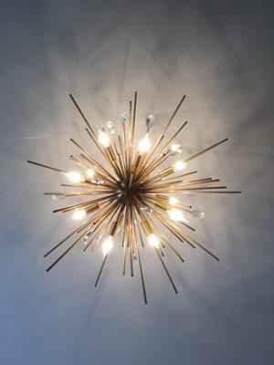 Light fixture install - make a statement with a new light fixture